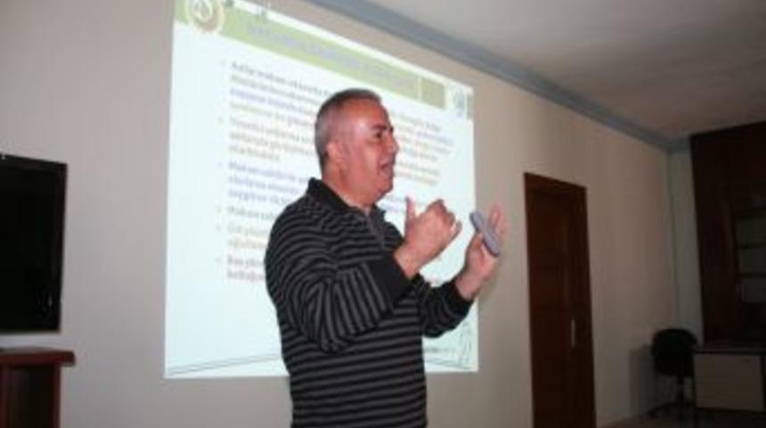 Orman İşletme M&uuml;d&uuml;rl&uuml;ğ&uuml; &Ccedil;alışanlarına Protokol Kuralları Anlatıldı