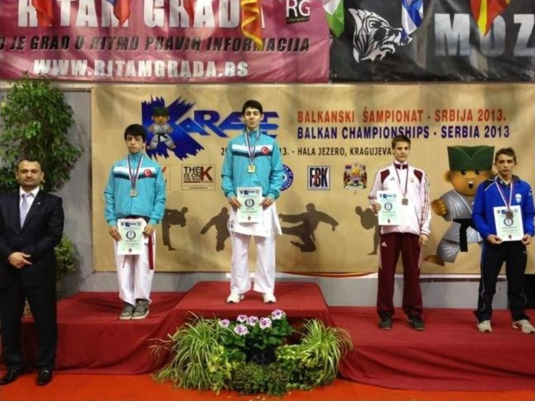 Balkan Karate Şampiyonası&rsquo;nda Altın Madalya Sevinci