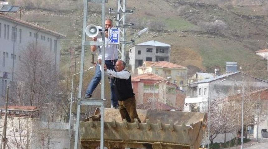 Sincik&rsquo;te İlanlar Hoparl&ouml;rden Yapılacak