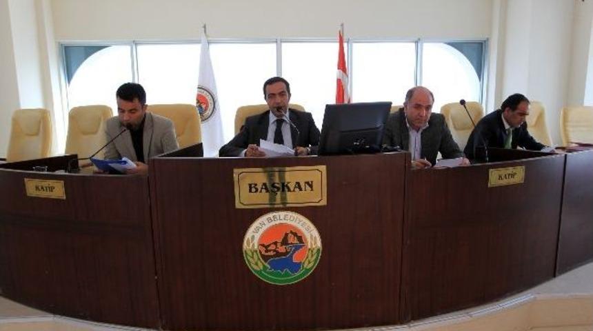 Van Belediye Meclisi Toplantısı