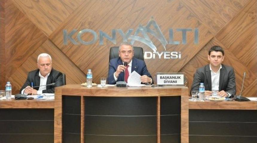 Konyaaltı Belediyesi Nisan Ayı Meclis Toplantısı Yapıldı