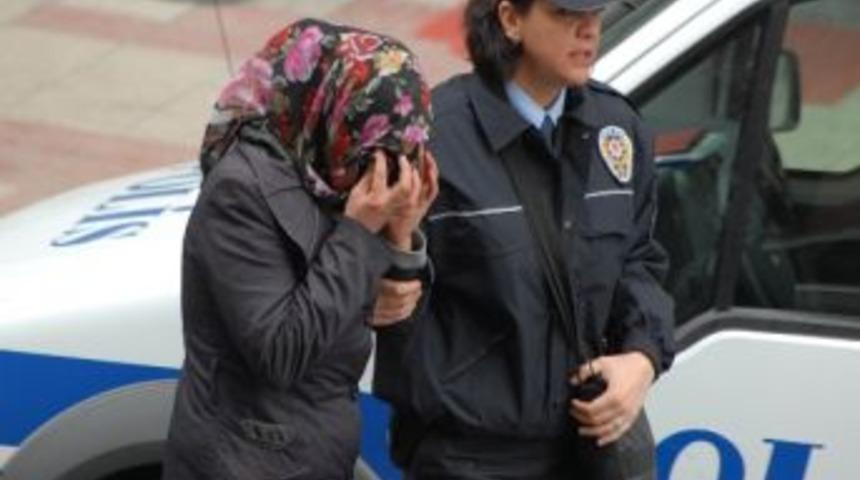 Evden Hırsızlık Yapan Kadın Tutuklandı