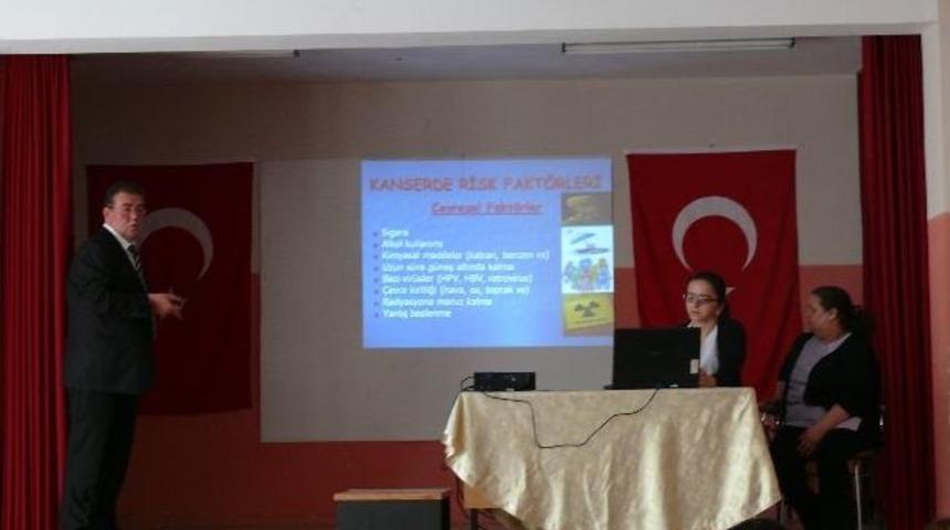 &Ccedil;atalzeytin&rsquo;de Kırım Kongo Kanamalı Ateşi (kkka), Kanser Haftası Hakkında Vatandaşlar Bilgilendirildi