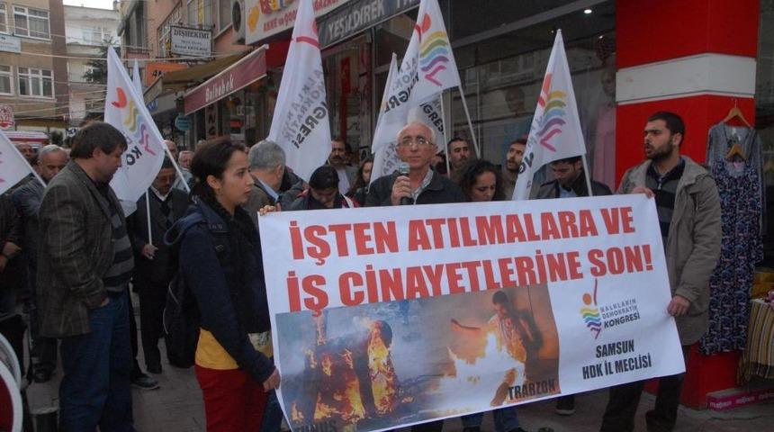 Samsun HDK&rsquo;dan Taşeron Sistemine Tepki