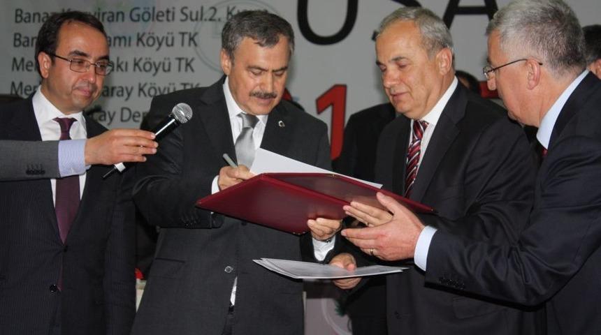 Bakan Veysel Eroğlu, Uşak&rsquo;tan Ayrıldı