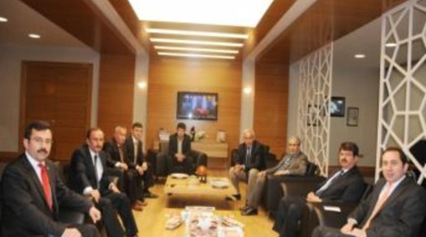 Belediye Başkanları&rsquo;ndan Alkan&rsquo;a Ziyaret