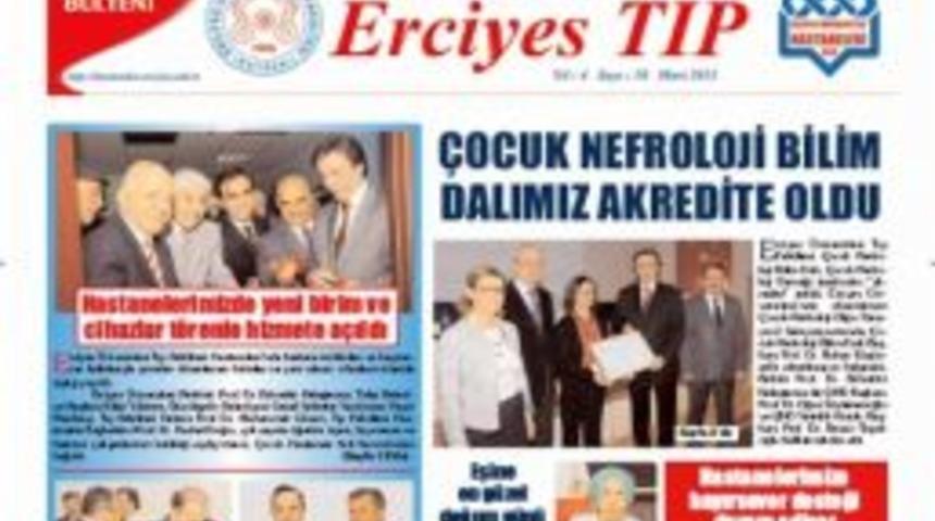 Erciyes Tıp Haber B&uuml;lteni'nin 10. Sayısı &Ccedil;ıktı
