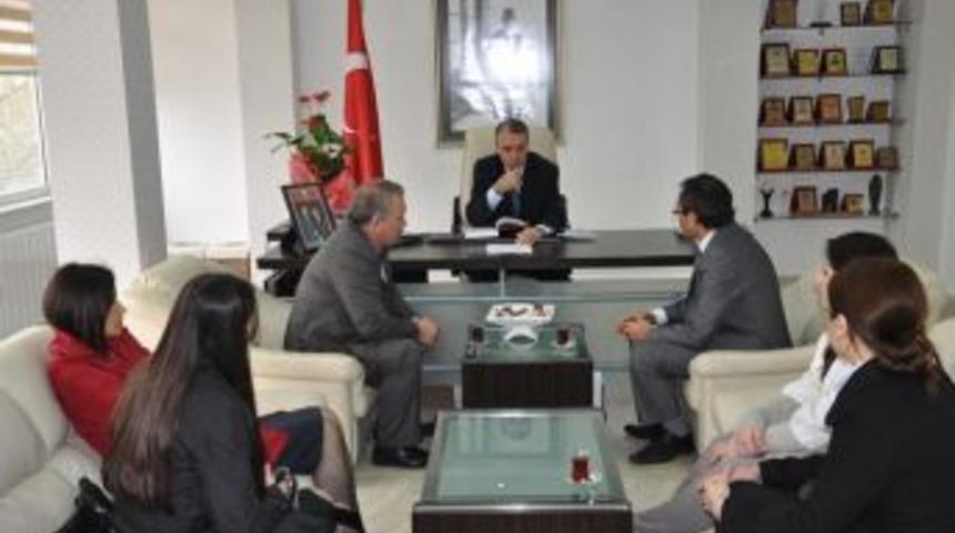 Kasımlı Okulundan Beeldiye BaŞKANINA ZİYARET