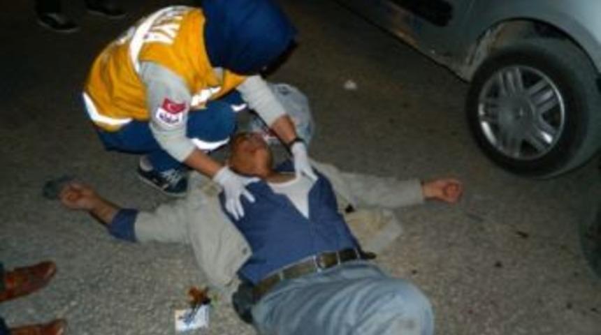 Kumluca'da trafik kazası 2 yaralı