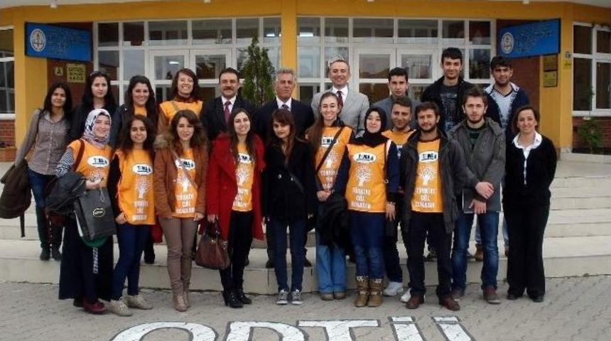 &Ccedil;evreci Gen&ccedil;ler, Odt&uuml; Koleji'ni Ziyaret Etti