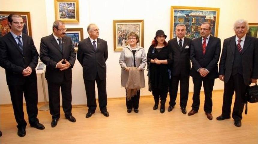 Ressam Çift Sanko Sanat Galerisi’nde Sergi Açtı