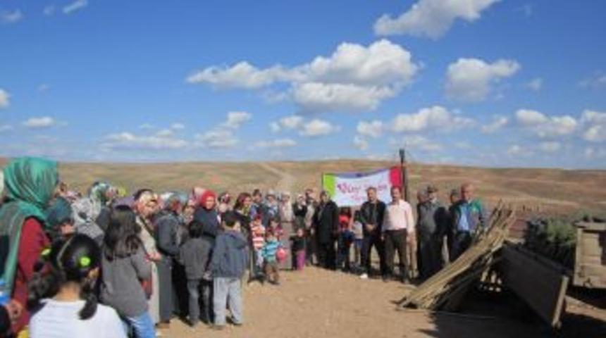 Kırşehir&rsquo;de Fidanlar Toprakla Buluştu