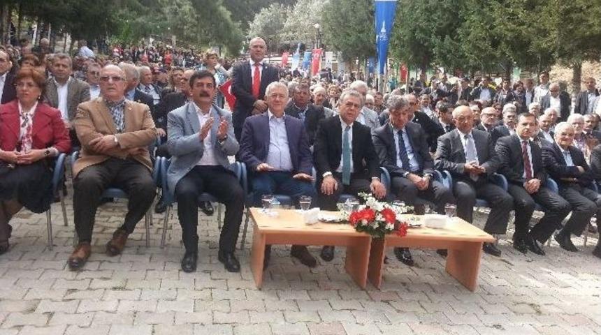 Bal&ccedil;ova Teleferik Tesislerinin Temel Atma T&ouml;renine Katılan İzmir B&uuml;y&uuml;kşehir Belediye Başkanı Aziz Kocaoğlu:
