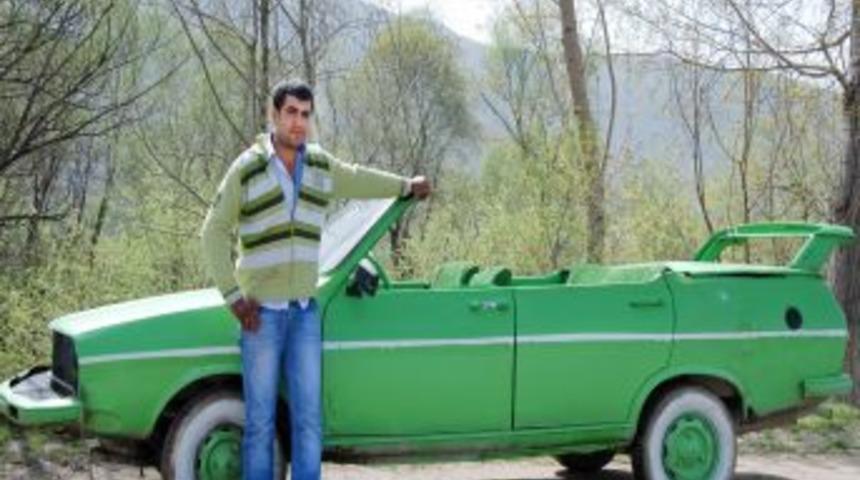 1983 Model Aracın Tavanını Kesip Spor Araba Yaptı, Şimdi Tarlaya Gidiyor