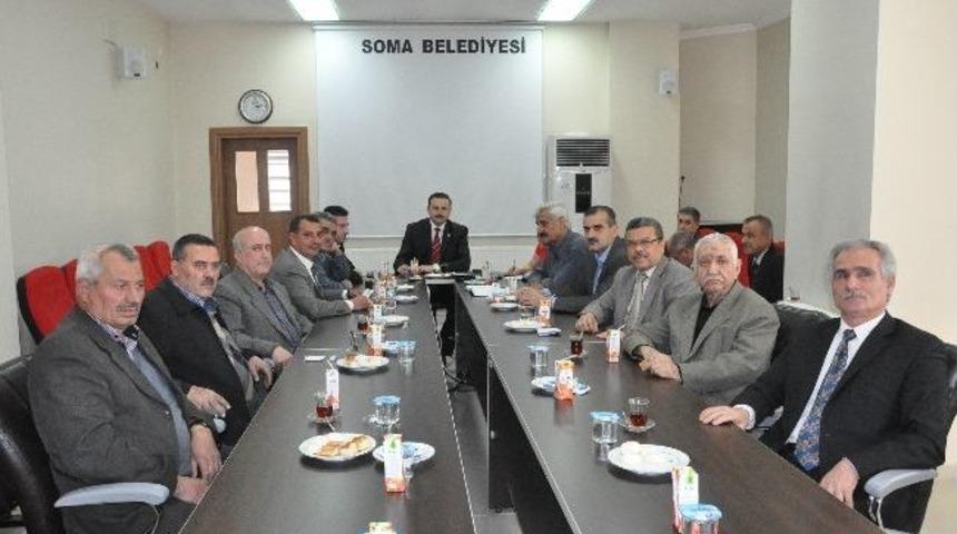 Mahalle Muhtarları, Başkan Ergene İle Bir Araya Geldi