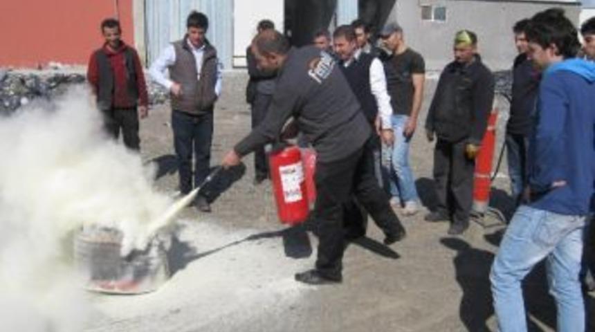 Yangın Eğitimleri Devam Ediyor