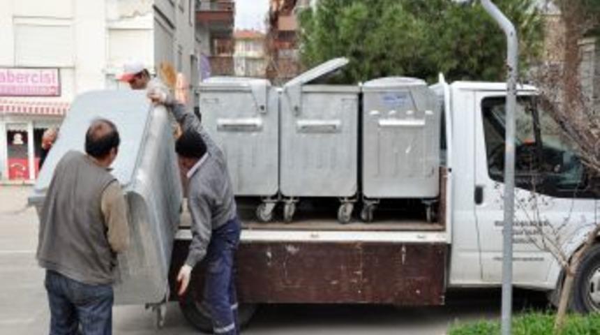 Mudanya&rsquo;da &Ccedil;&ouml;p Konteynerleri Yenileniyor