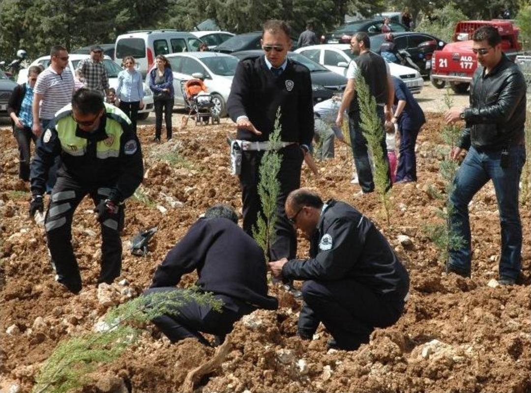 Bodrum Polisinden Hatıra Ormanı