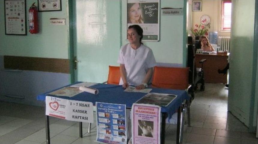 Nazilli Devlet Hastanesinde Kanser Savaş Standı