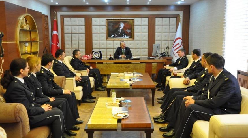 Emniyet Teşkilatından Vali Aydın&rsquo;a 168. Yıl Ziyaret&rlm;i
