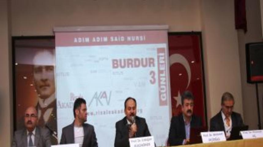 Bedi&uuml;zzaman Hazretleri, &lsquo;Adım Adım Said Nursi Burdur G&uuml;nleri&rsquo; Paneli Ile Anıldı