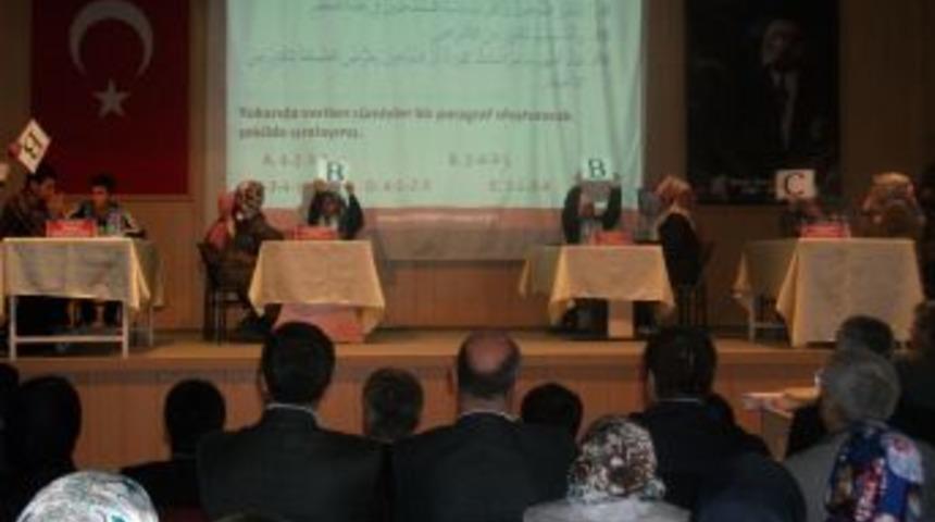 G&uuml;lnar'da Imam Hatip Liseleri Arası Arap&ccedil;a Yarışması Yapıldı