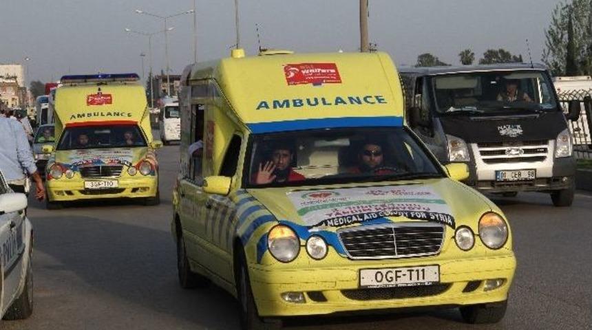 Suriye&rsquo;ye Giden Yardım Konvoyu Adana&rsquo;da