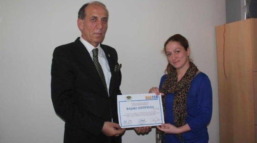 &Ccedil;emyo&rsquo;da Sertifika Heyecanı