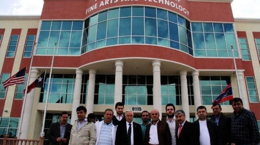 Zihni Aldırmaz Houston’da Türk Okullarını Gezdi