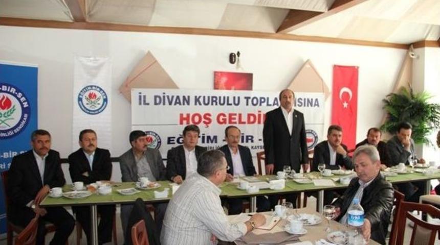 Eğitim-bir-sen Kayseri Şubesi Mart Ayı Divan Toplantısı Yapıldı