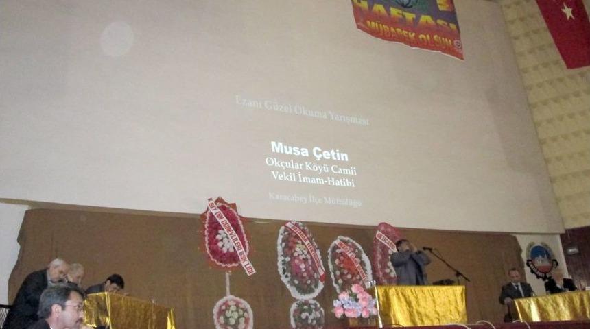 Karacabey&rsquo;de Ezan Ve Kur&rsquo;an Okuma Yarışması