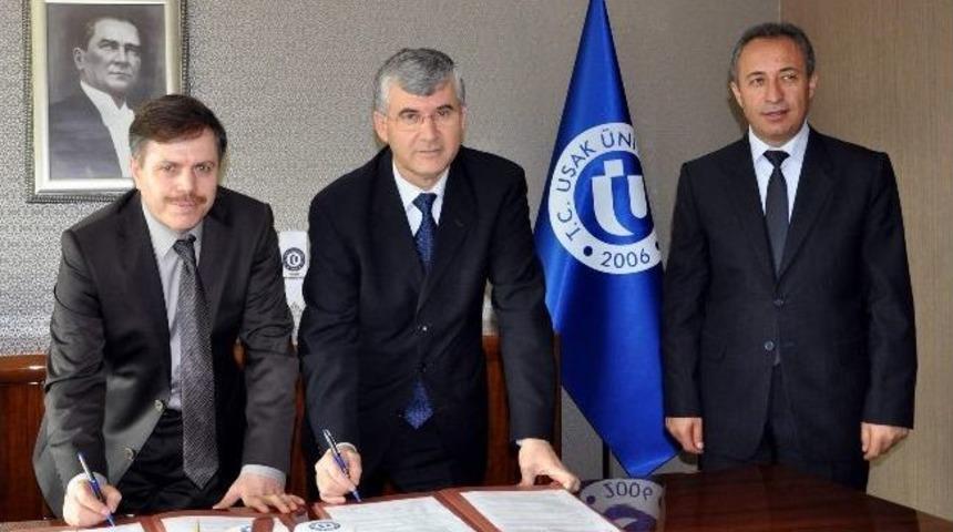 Uşak &Uuml;niversitesi İle Orman Genel M&uuml;d&uuml;rl&uuml;ğ&uuml; Arasında Ağa&ccedil;landırma Protokol&uuml; İmzalandı