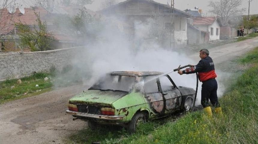 Lpg'li Otomobil Alev Alev Yandı