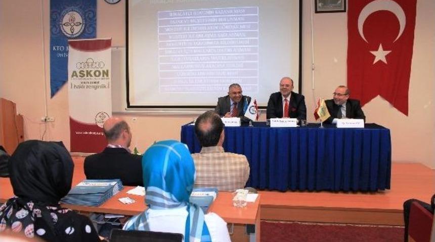 Kto Karatay &Uuml;niversitesi&rsquo;nde Panel