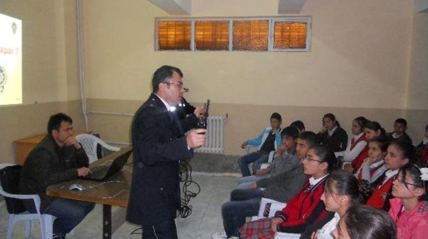 &Ouml;ğrencilere Polislik Mesleğini Anlatıldı