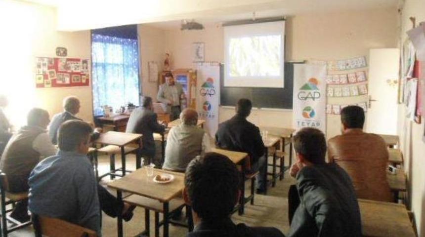 Adıyaman&rsquo;da &Ccedil;ift&ccedil;ilere Eğitim Verildi