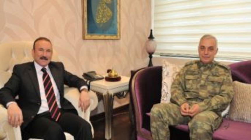 Edok Komutanı&rsquo;ndan Başkan Doğan&rsquo;a Ziyaret