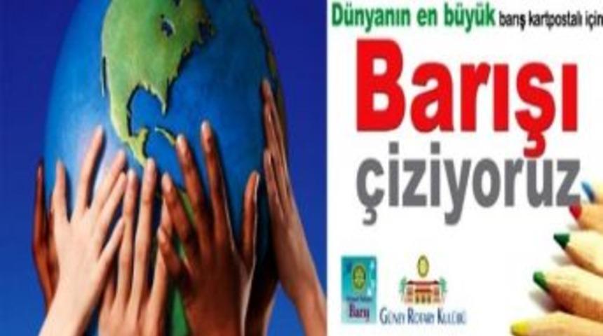 "barış Ve Sevgi" Temalı Resimle "rekor" Denemesi