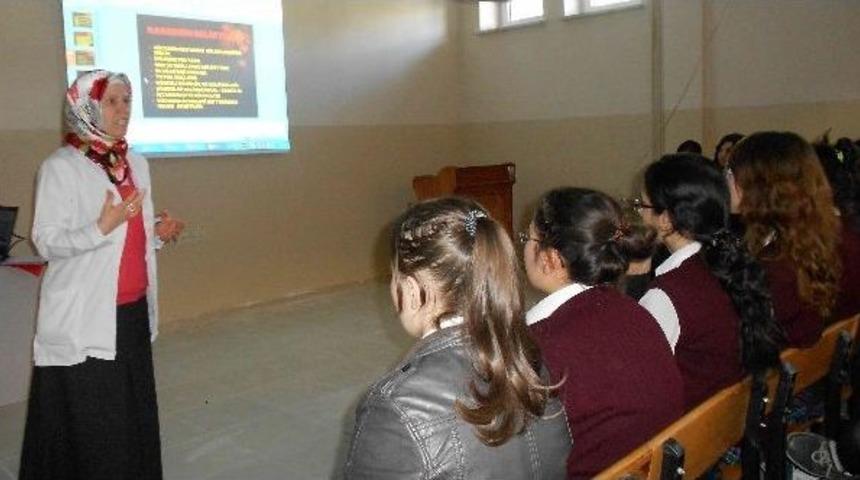&Ouml;ğrencilere Kanserde Erken Teşhisin &Ouml;nemi Anlatıldı