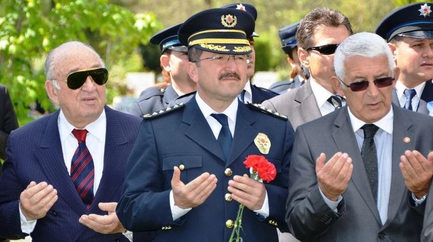 T&uuml;tk Polis Teşkilatı'nın Kuruluş Yıl D&ouml;n&uuml;m&uuml;nde Antalya'daki Şehtiler Anıldı