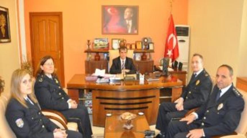 Yerk&ouml;y İl&ccedil;e Emniyet M&uuml;d&uuml;r&uuml;, Kaymakam Gale&rsquo;yi Ziyaret Etti