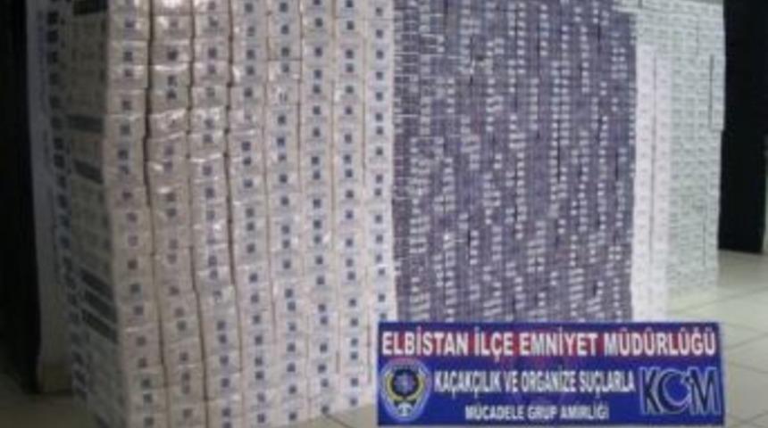 Elbistan'da 6 Ayda 176 Bin Paket Ka&ccedil;ak Sigara Ele Ge&ccedil;irildi