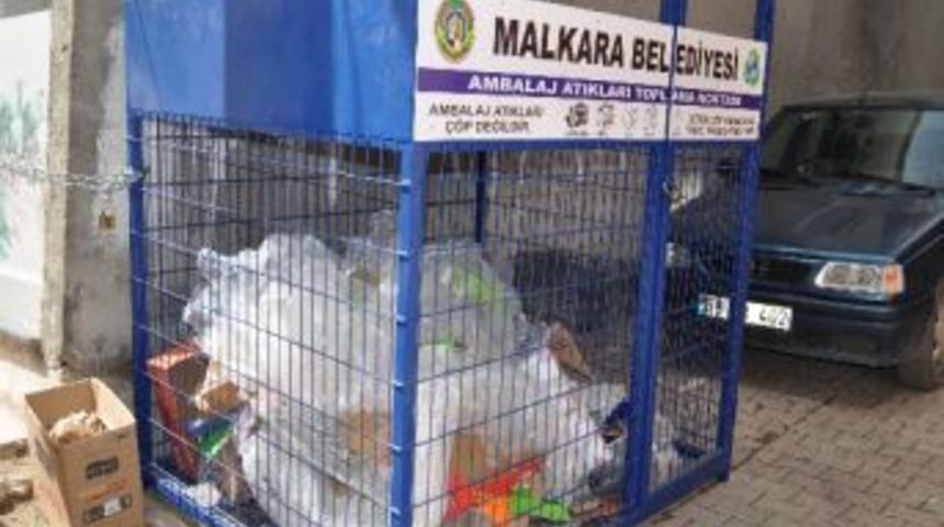 Ambalaj Atıkları Toplama Noktalarına Kafes Konuldu