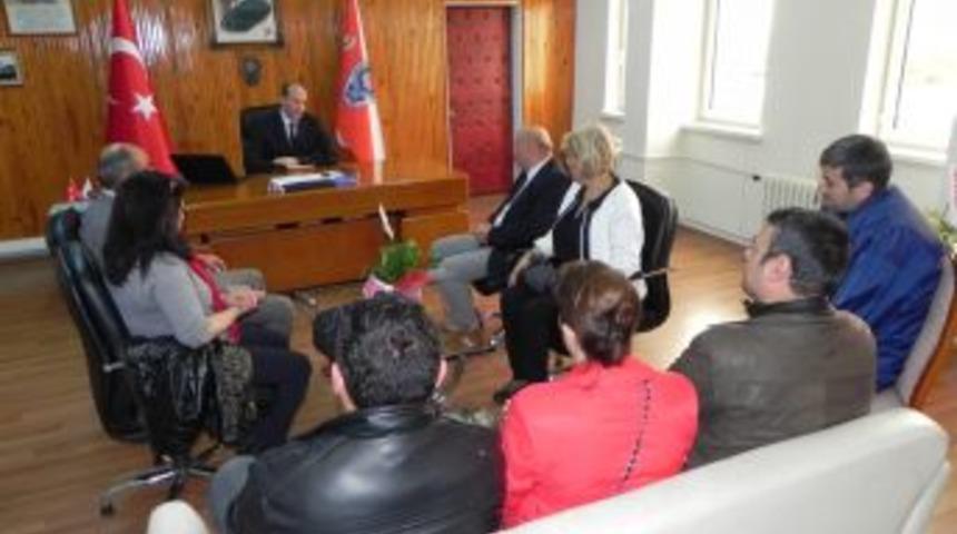 CHP Ereğli İl&ccedil;e Başkanı Kartal'dan Emniyet Ziyareti