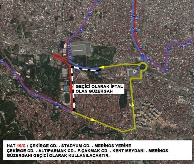 Bursa'da Darmstadt - Stadyum Caddesi Kesişimi Trafiğe Kapanıyor