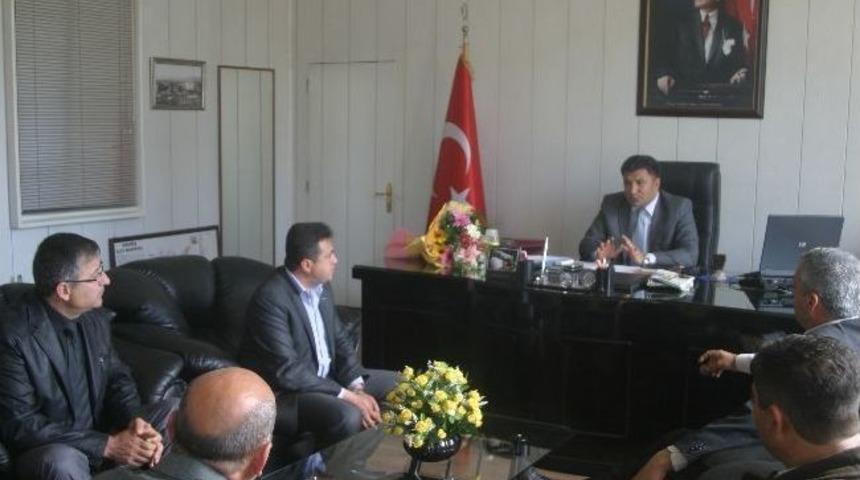 &Ouml;demiş Şof&ouml;rler Ve Otomobilciler Odası'ndan, İl&ccedil;e Emnniyet M&uuml;d&uuml;rl&uuml;ğ&uuml;'ne Ziyaret
