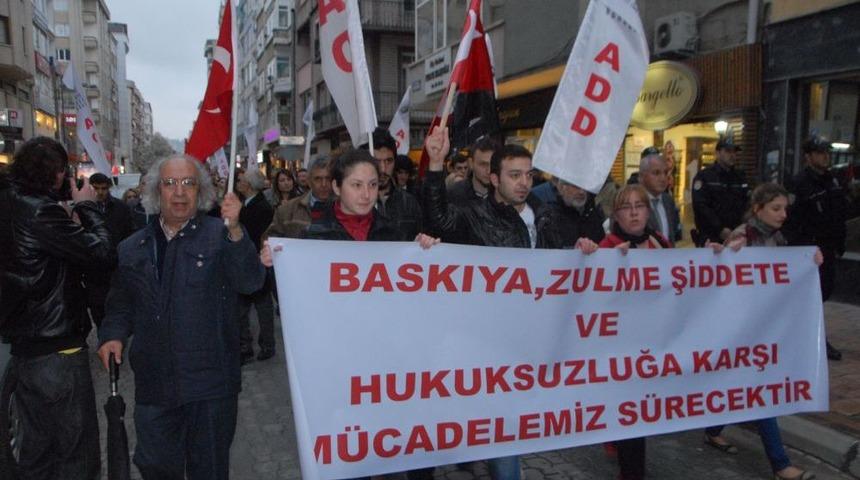 Samsun'da Silivri Protestosu