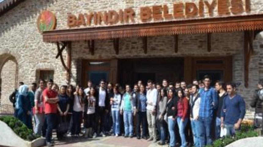 Dokuz Eyl&uuml;l &Uuml;niversitesi&rsquo;nden 90 &Ouml;ğrenci Bayındır&rsquo;ı Gezdi