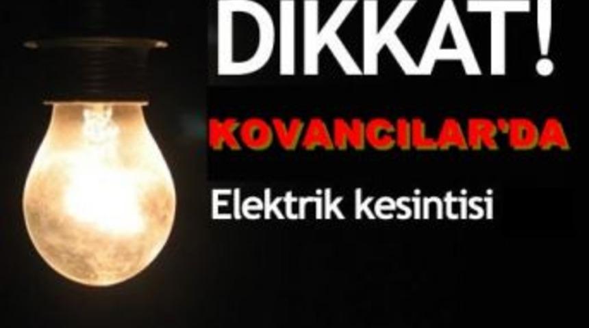 Kovancılarda elektrik kesintisi