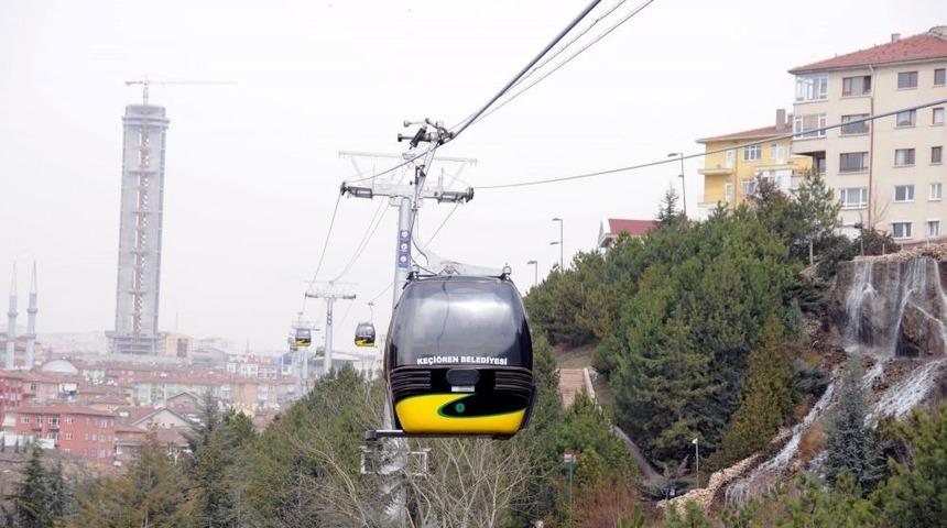 Ke&ccedil;i&ouml;ren Teleferiği 4 Lira Indirimli Taşıyacak